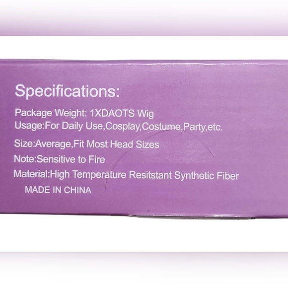 32" Women's Cosplay Pink Wavey Wig with Cap - Picture 7 of 7